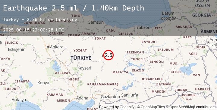 Map of CENTRAL TURKEY