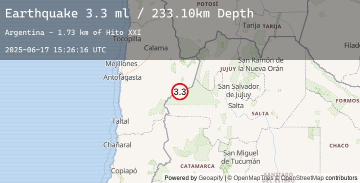 Map of ANTOFAGASTA, CHILE