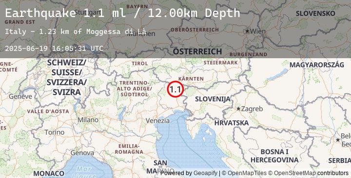 Map of NORTHERN ITALY