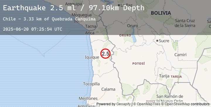Map of TARAPACA, CHILE