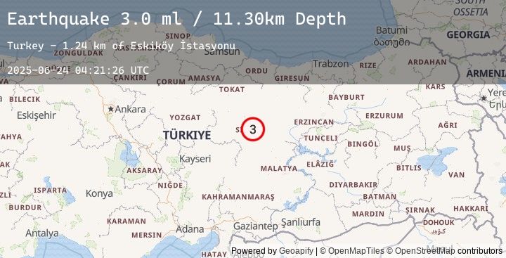 Map of CENTRAL TURKEY