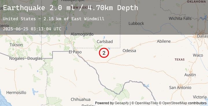 Map of WESTERN TEXAS