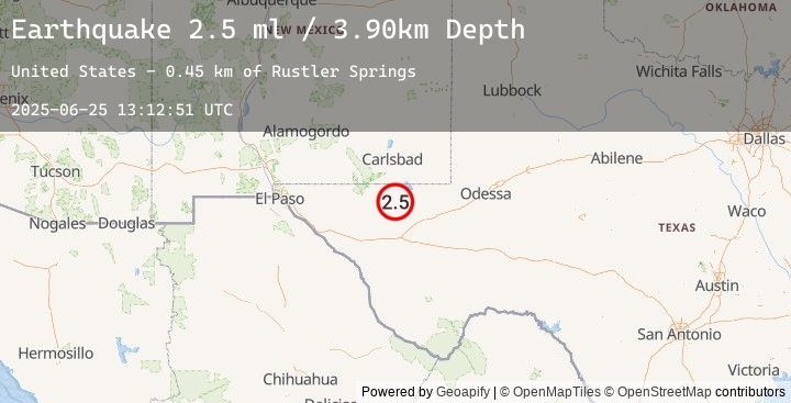 Map of WESTERN TEXAS
