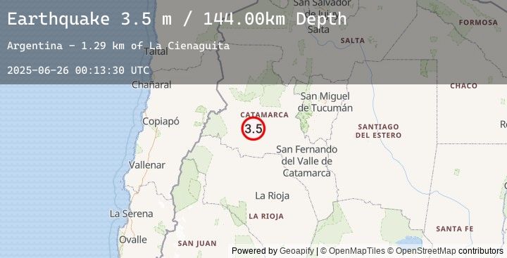 Map of CATAMARCA, ARGENTINA