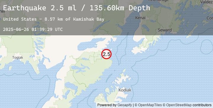 Map of SOUTHERN ALASKA