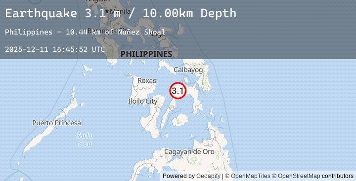 Map of LEYTE, PHILIPPINES