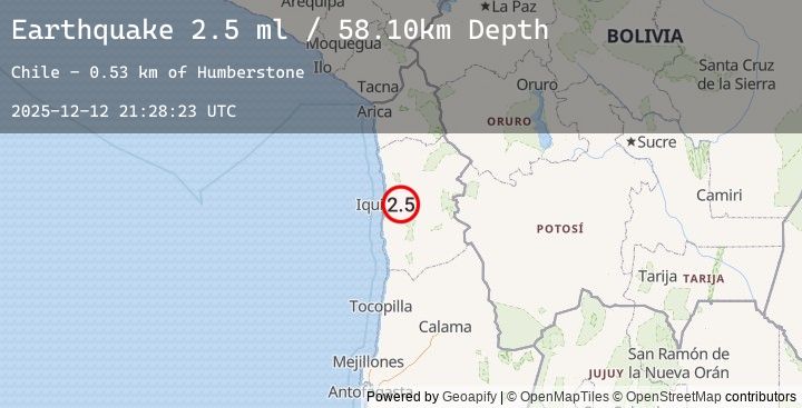 Map of TARAPACA, CHILE