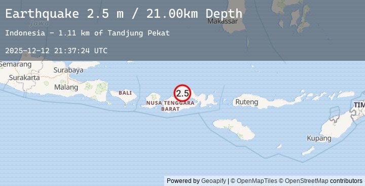 Map of SUMBAWA REGION, INDONESIA