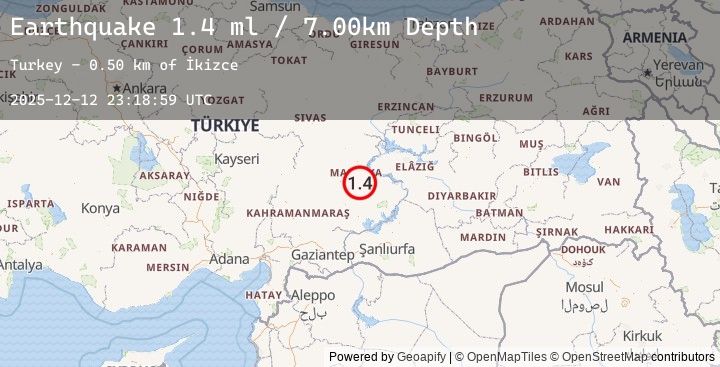 Map of EASTERN TURKEY
