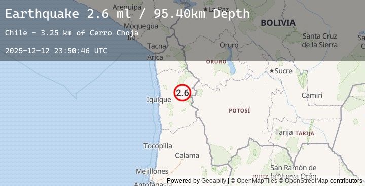Map of TARAPACA, CHILE