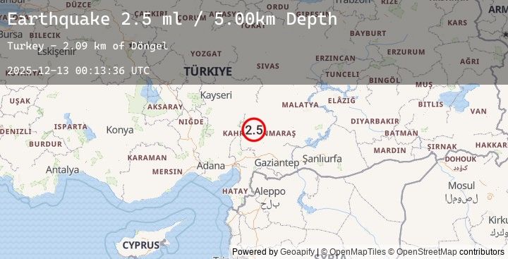 Map of CENTRAL TURKEY