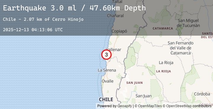 Map of ATACAMA, CHILE