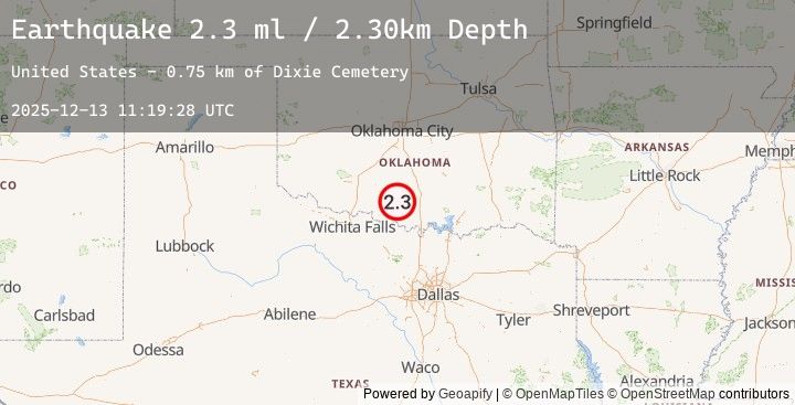 Map of OKLAHOMA