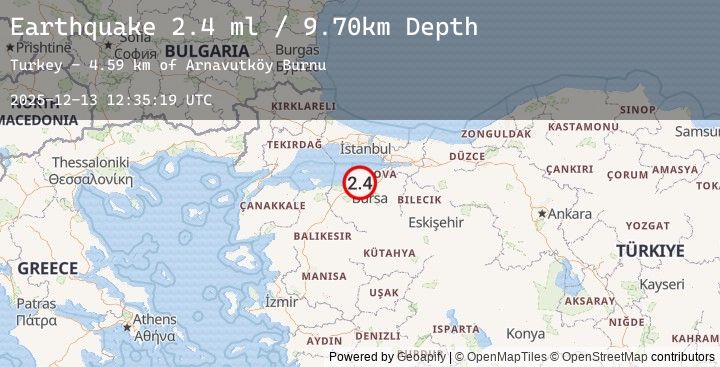 Map of WESTERN TURKEY
