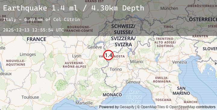 Map of NORTHERN ITALY