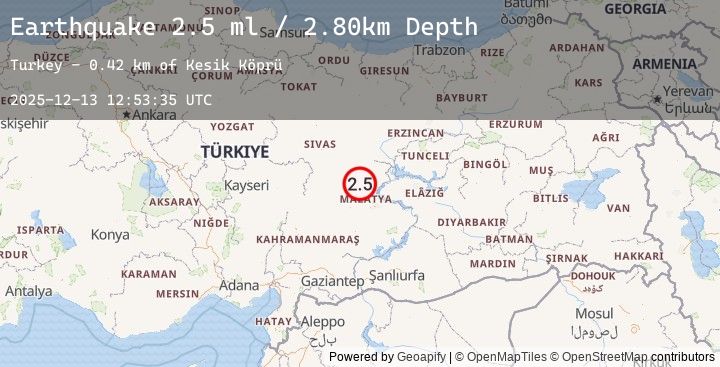Map of CENTRAL TURKEY