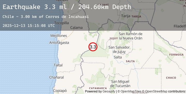 Map of ANTOFAGASTA, CHILE