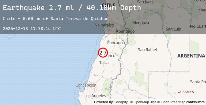 Map of LIBERTADOR O'HIGGINS, CHILE