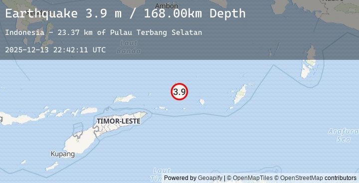 Map of KEPULAUAN BARAT DAYA, INDONESIA