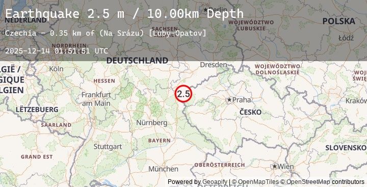 Map of CZECH REPUBLIC