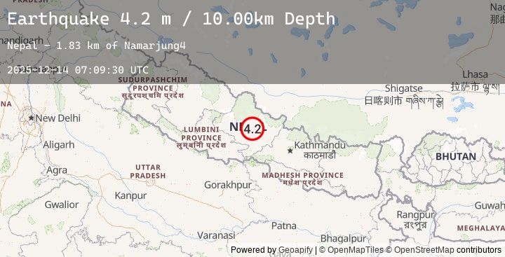 Map of NEPAL