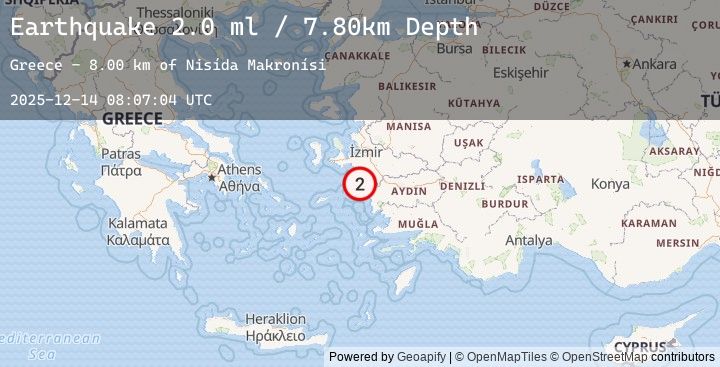 Map of DODECANESE ISLANDS, GREECE