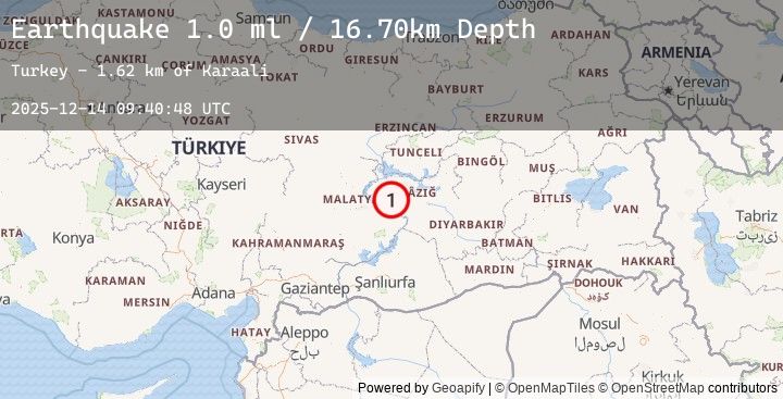 Map of EASTERN TURKEY