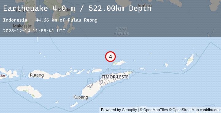 Map of KEPULAUAN BARAT DAYA, INDONESIA