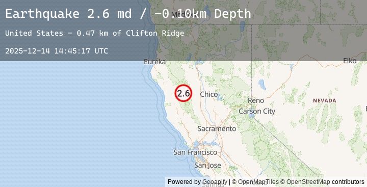 Map of NORTHERN CALIFORNIA