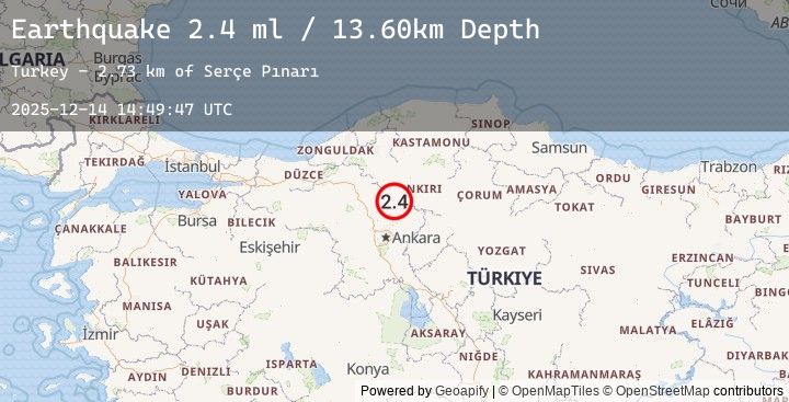 Map of CENTRAL TURKEY