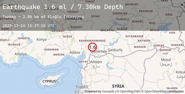 Map of CENTRAL TURKEY