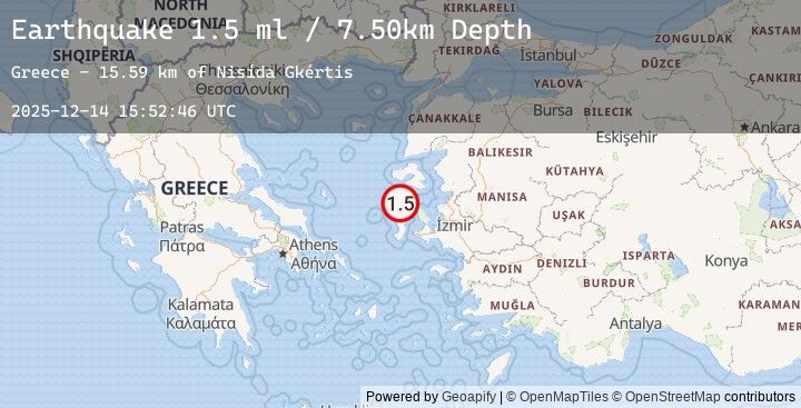Map of NEAR THE COAST OF WESTERN TURKEY