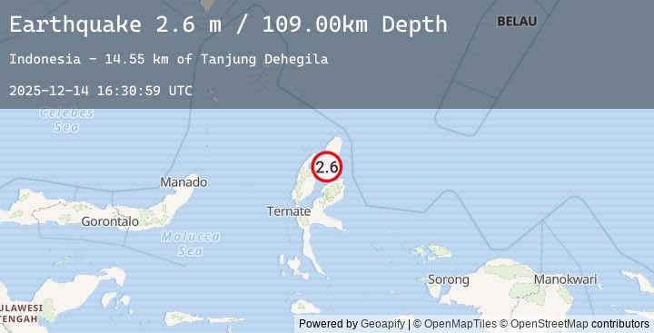 Map of HALMAHERA, INDONESIA