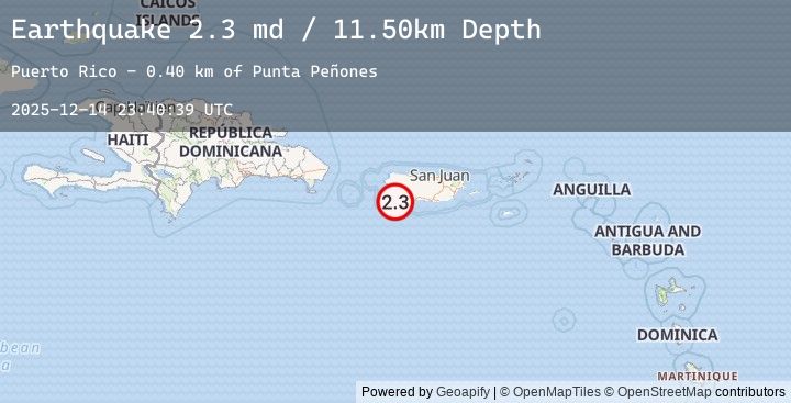 Map of PUERTO RICO REGION