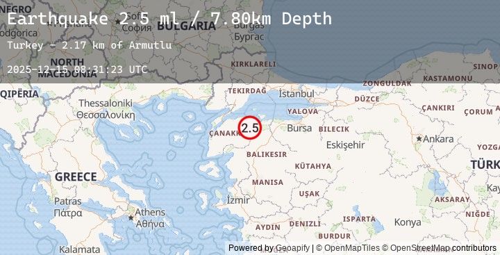 Map of WESTERN TURKEY