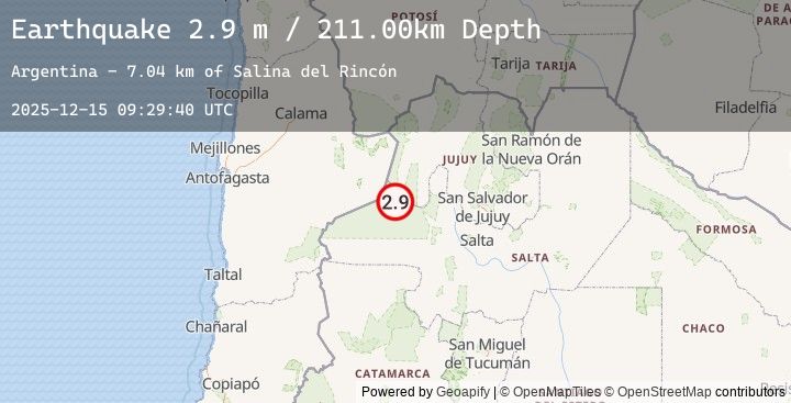 Map of SALTA, ARGENTINA