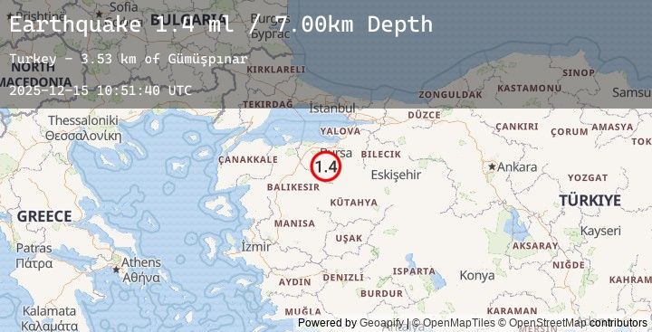 Map of WESTERN TURKEY