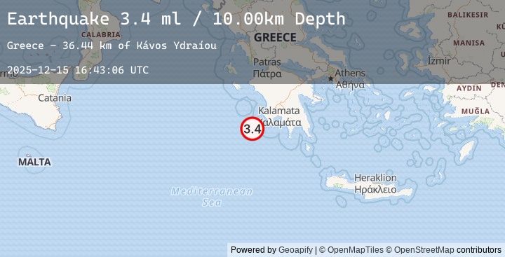Map of SOUTHERN GREECE