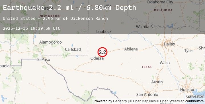 Map of WESTERN TEXAS