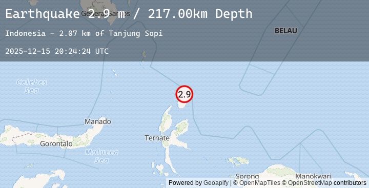 Map of HALMAHERA, INDONESIA