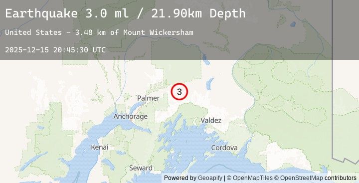 Map of SOUTHERN ALASKA