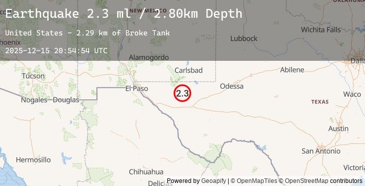 Map of WESTERN TEXAS