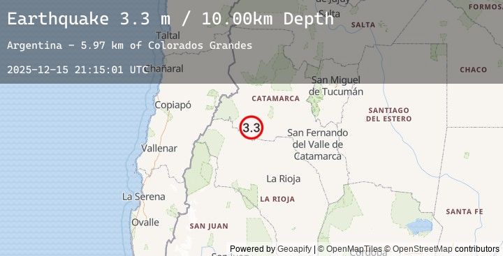 Map of CATAMARCA, ARGENTINA