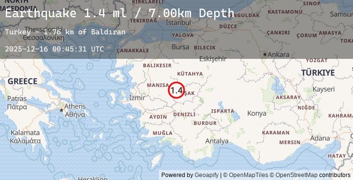 Map of WESTERN TURKEY