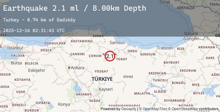 Map of CENTRAL TURKEY