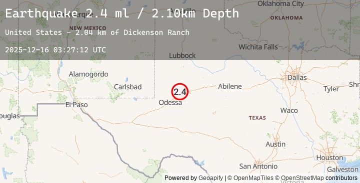 Map of WESTERN TEXAS