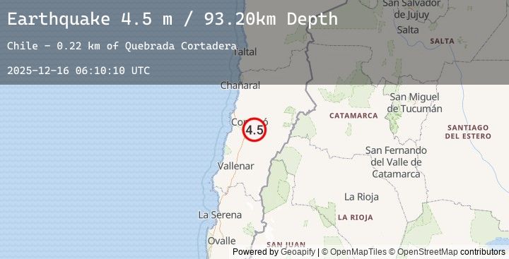 Map of ATACAMA, CHILE