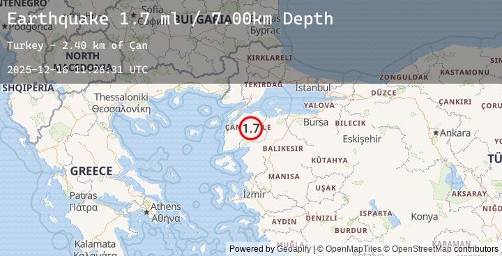 Map of WESTERN TURKEY
