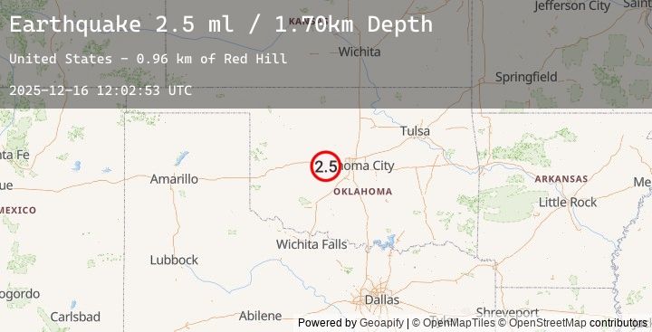 Map of OKLAHOMA
