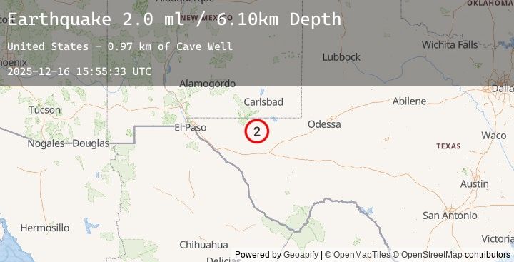 Map of WESTERN TEXAS
